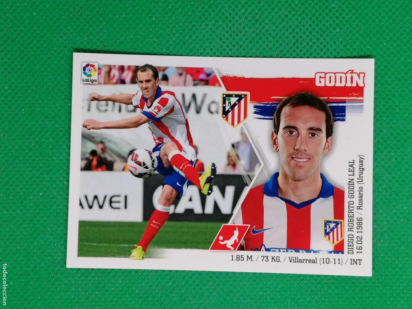 Cromos de F&uacute;tbol: 9 GODIN ATLETICO DE MADRID ⚽ PANINI LIGA ESTE 15 16 2015 2016 ⚽