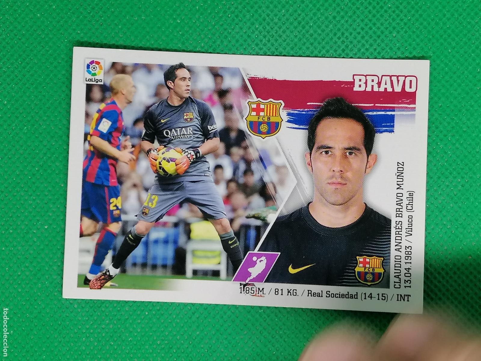 Cromos de F&uacute;tbol: 3 BRAVO BARCELONA ⚽ PANINI LIGA ESTE 15 16 2015 2016 ⚽