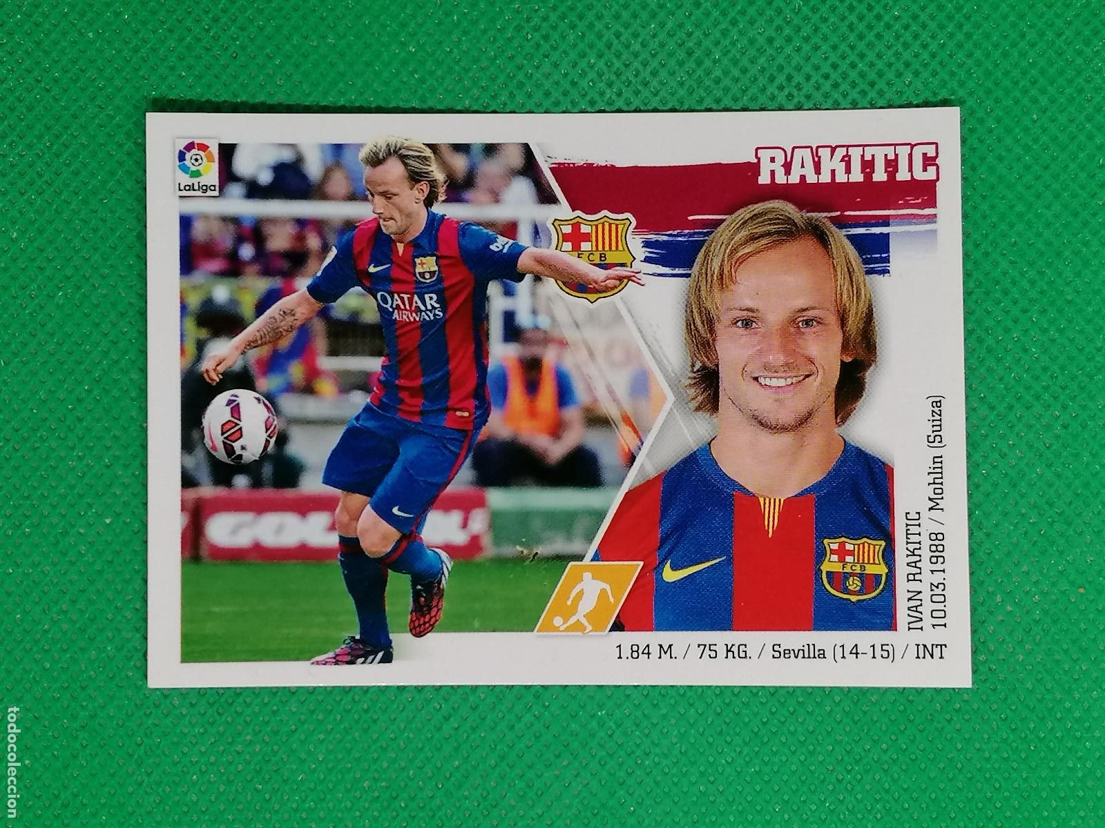 Cromos de F&uacute;tbol: 13 RAKITIC BARCELONA ⚽ PANINI LIGA ESTE 15 16 2015 2016 ⚽