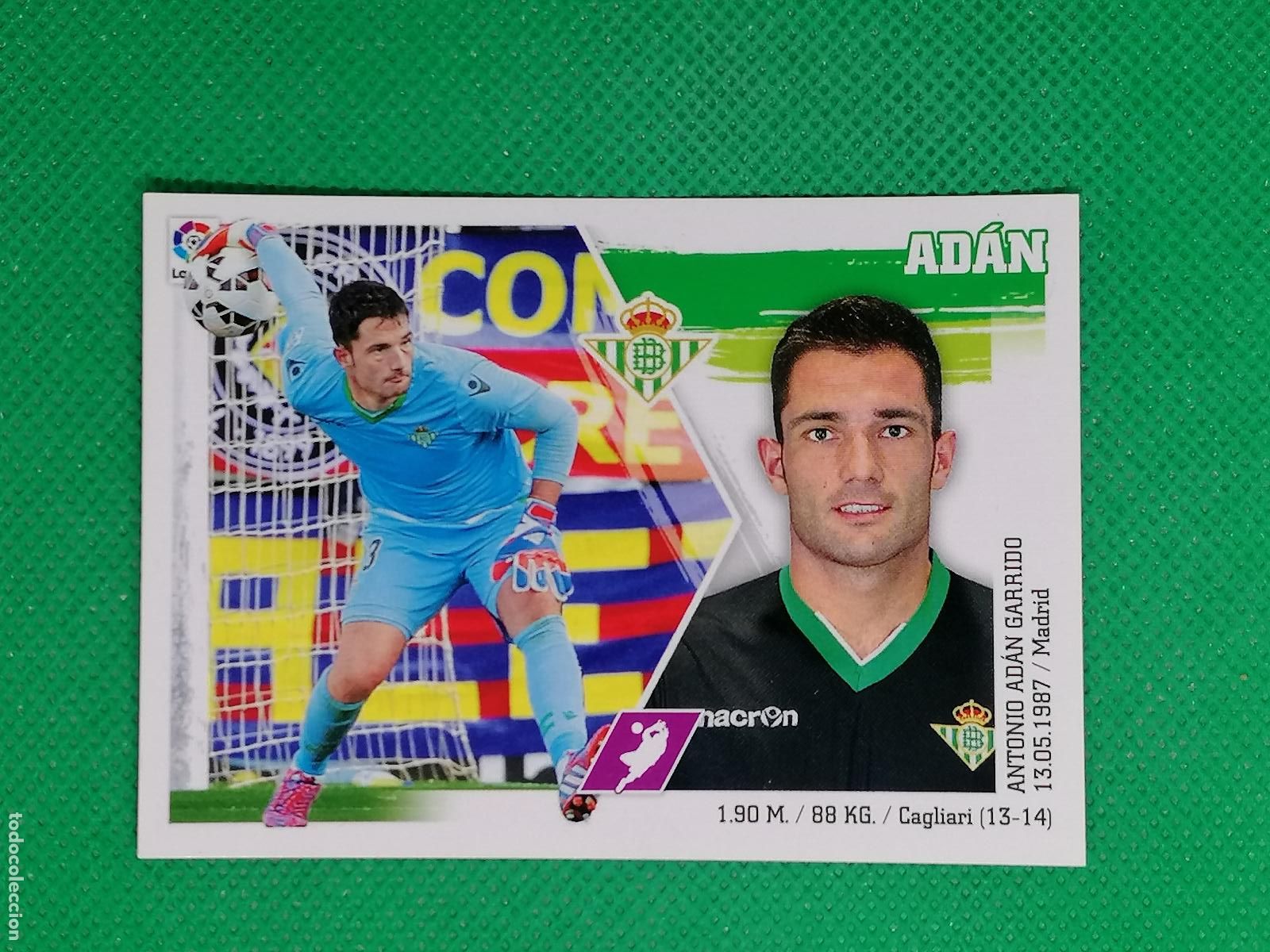 Cromos de F&uacute;tbol: 3 ADAN BETIS ⚽ PANINI LIGA ESTE 15 16 2015 2016 ⚽