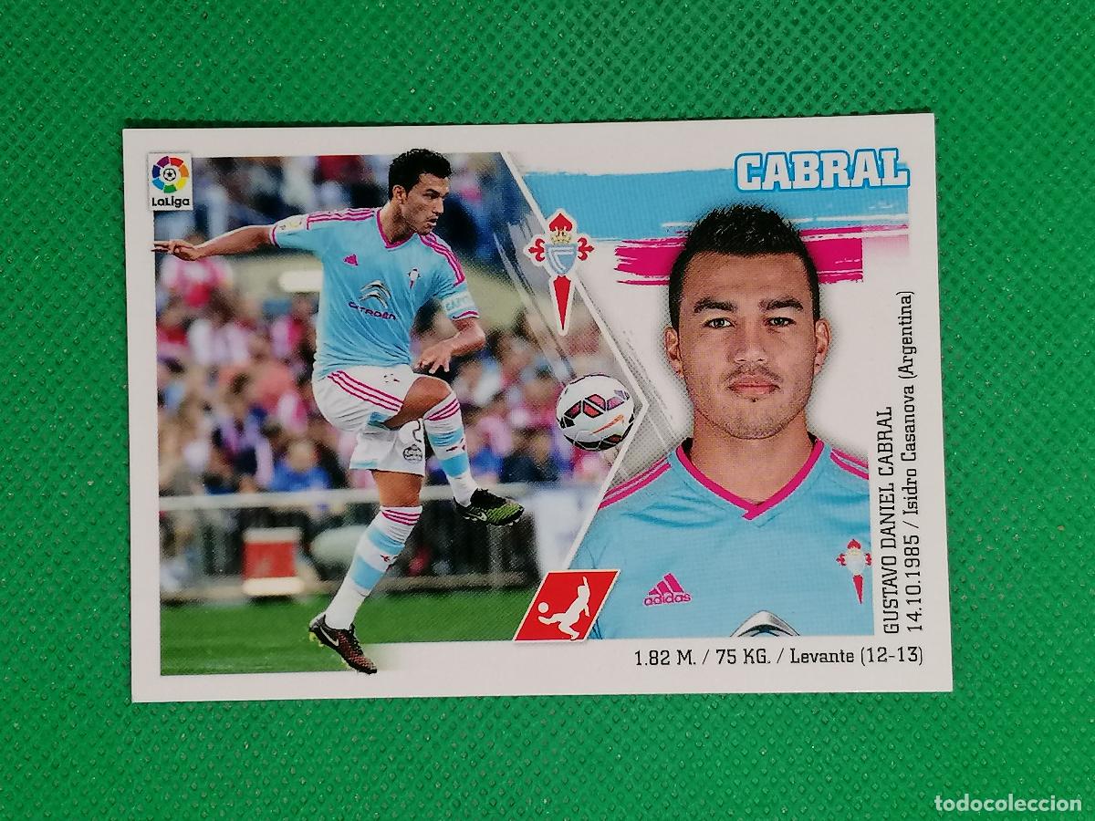 Fu&szlig;ball-Sticker: 7 CABRAL CELTA CELTA ⚽ PANINI LIGA ESTE 15 16 2015 2016 ⚽