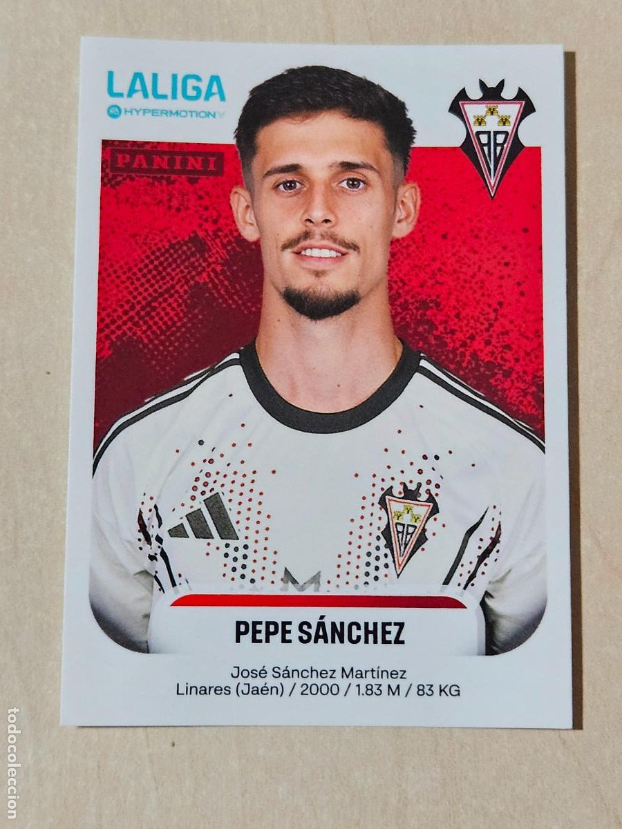 Cromos de F&uacute;tbol: N&ordm; 9A PEPE SANCHEZ - ALBACETE - CROMO - LIGA HYPERMOTION 2025 2026 SEGUNDA DIVISION 25 26