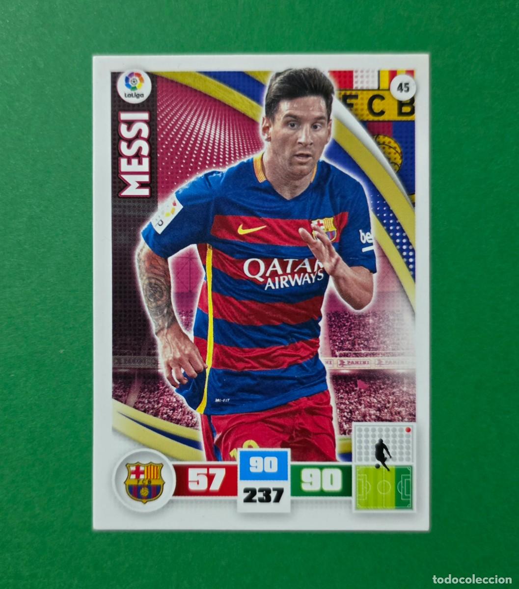 Fu&szlig;ball-Sticker: 45 MESSI - BARCELONA - ADRENALYN XL 2015-16 - 15/16