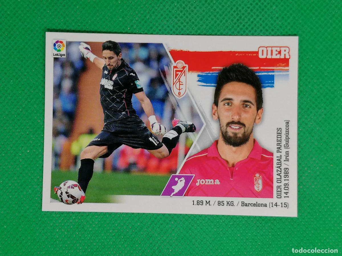 Fu&szlig;ball-Sticker: 4 OIER GRANADA ⚽ PANINI LIGA ESTE 15 16 2015 2016 ⚽