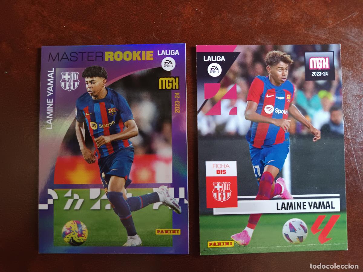 Football Stickers: PANINI LAMINE YAMAL MEGACRACKS 108 BIS M&Aacute;STER 2023-2024 LOTE 2 CROMOS CARDS 23-24 ROOKIE 423.