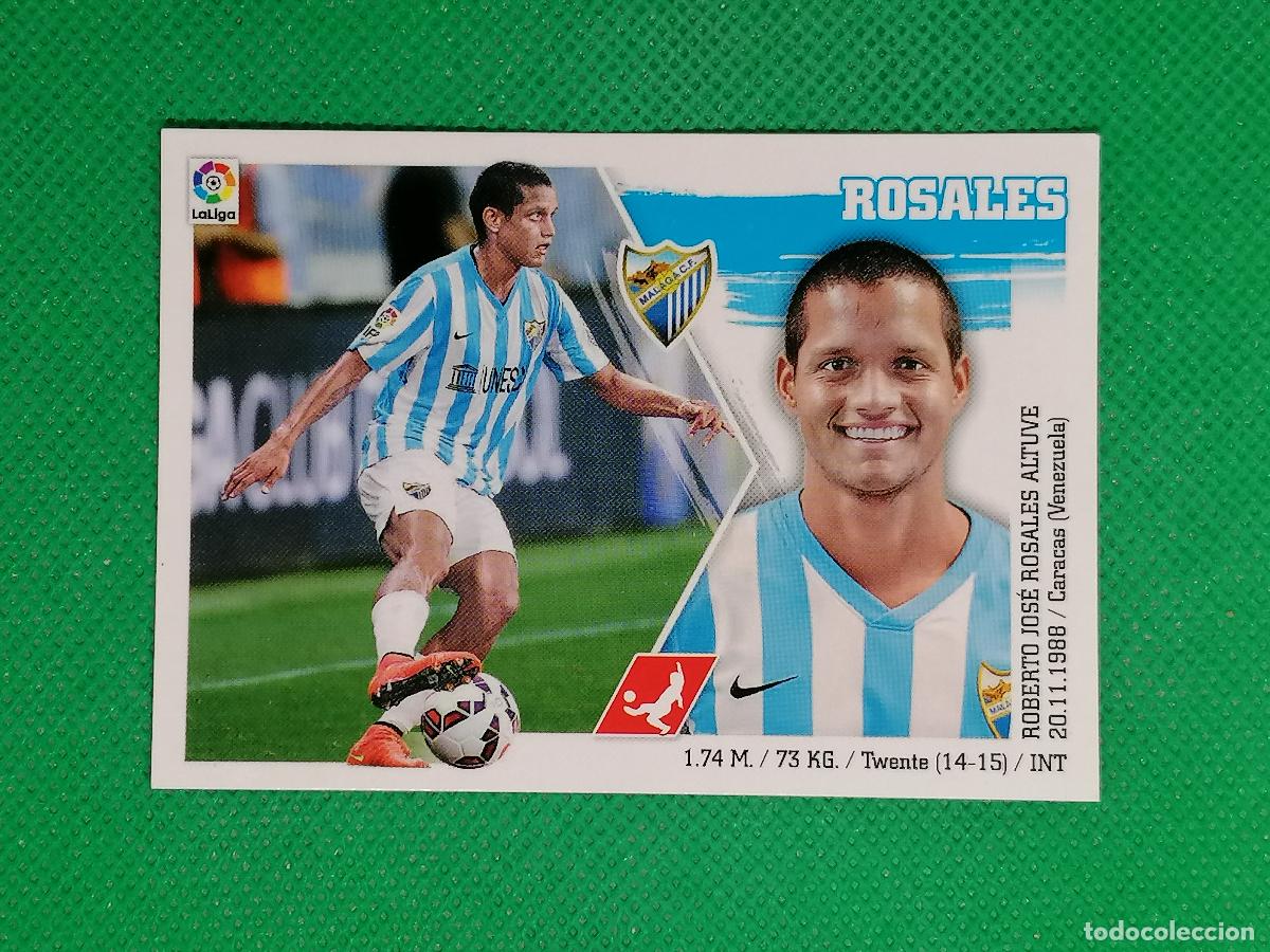Cromos de Futebol: 5 ROSALES MALAGA ⚽ PANINI LIGA ESTE 15 16 2015 2016 ⚽