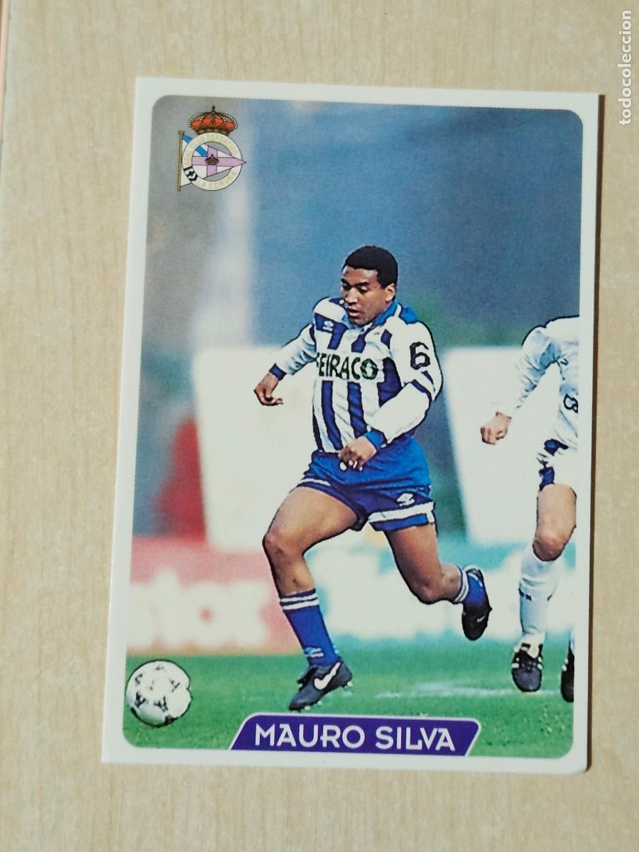 Cromos de Futebol: N&ordm; 31 MAURO SILVA - MUNDICROMO 95 96 FICHAS DE LA LIGA - DEPORTIVO DE LA CORU&Ntilde;A