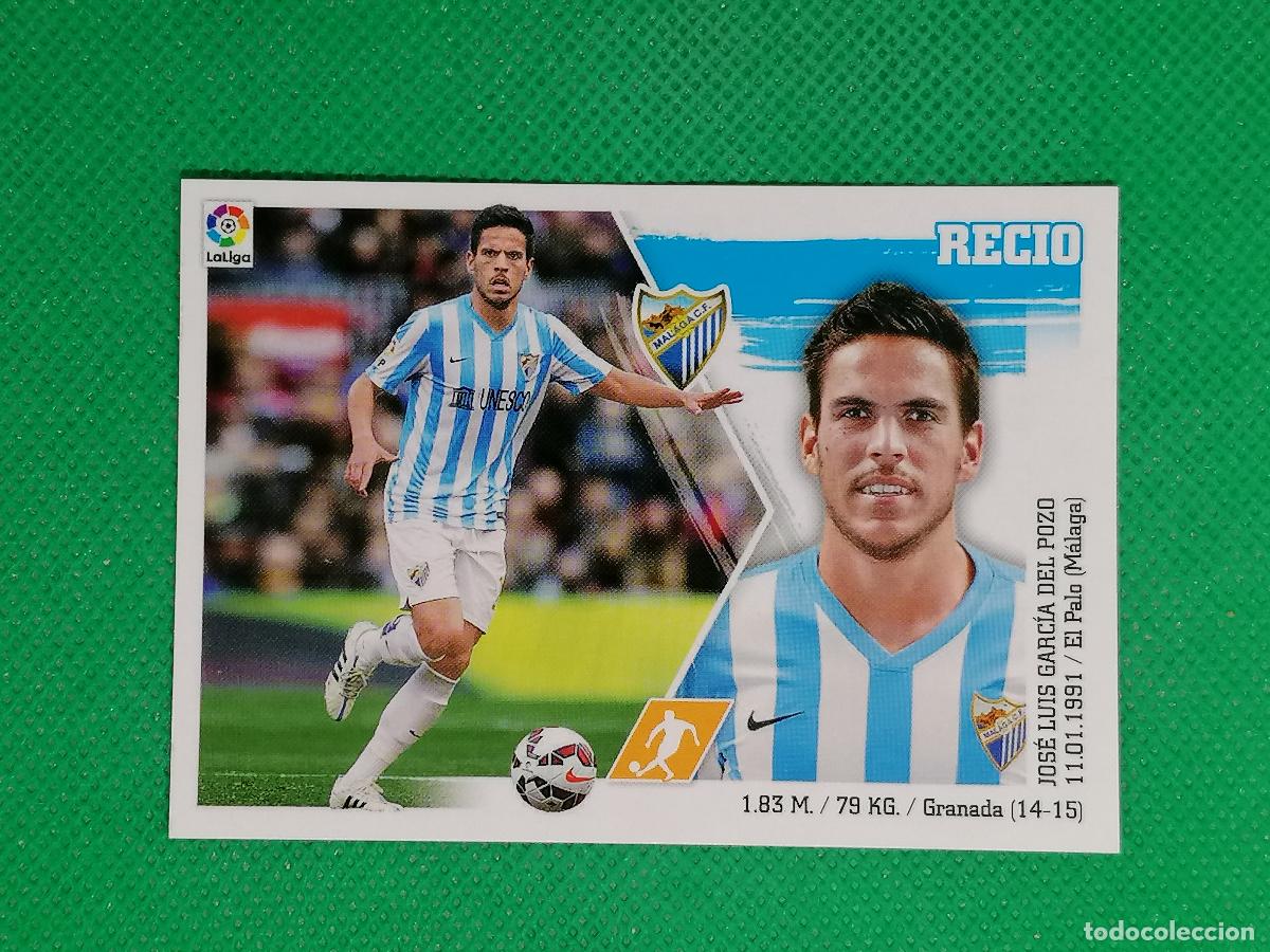 Cromos de F&uacute;tbol: 12 RECIO MALAGA ⚽ PANINI LIGA ESTE 15 16 2015 2016 ⚽