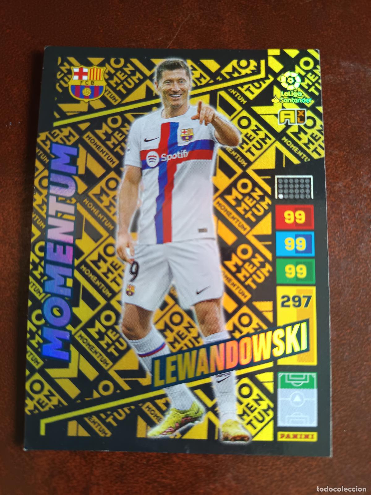 Cromos de F&uacute;tbol: PANINI ADRENALYN XL 2022/23 - MOMENTUM LEWANDOWSKI