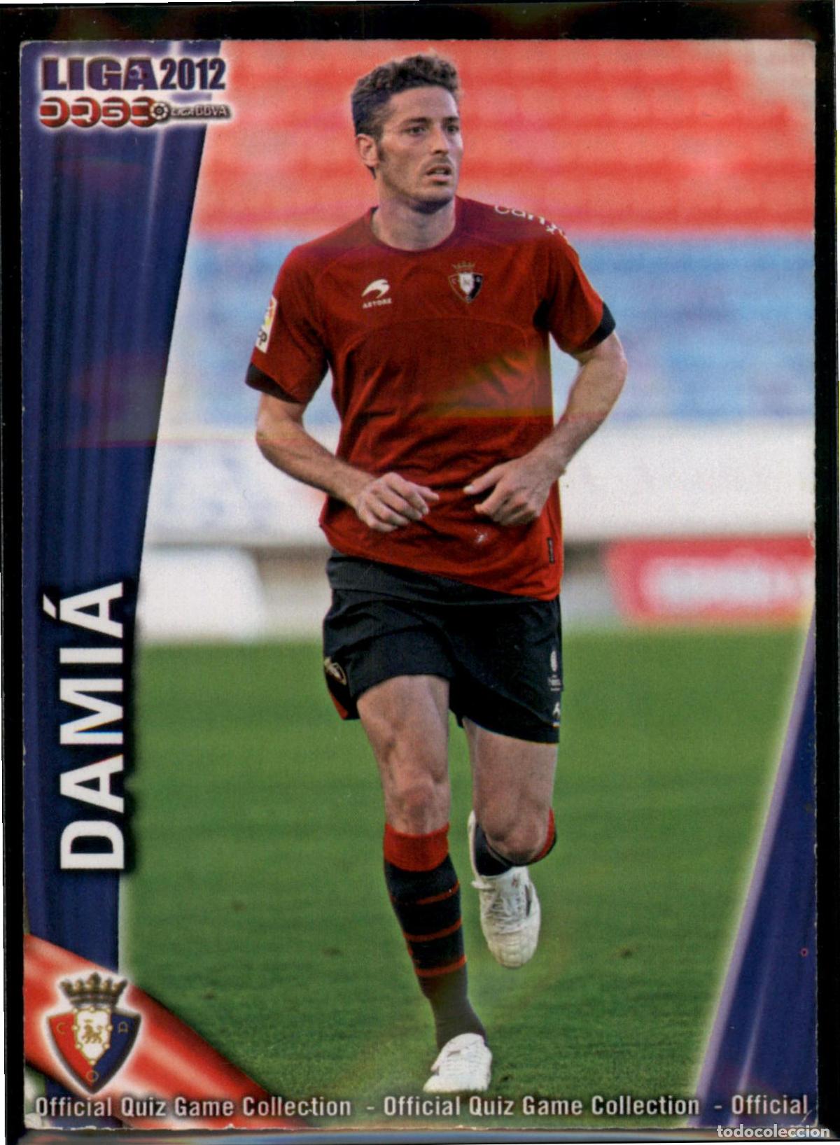 Fu&szlig;ball-Sticker: Dami&aacute; N&ordm; 223 CA Osasuna Liga BBVA Las Fichas Quiz 2011 2012 Mundicromo 11 12