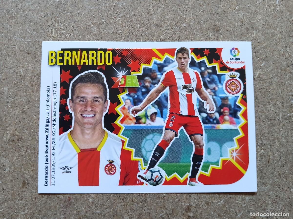 Football Stickers: BERNARDO - GIRONA FC N&ordm; 6 LIGA ESTE 2018 2019 - 18 19