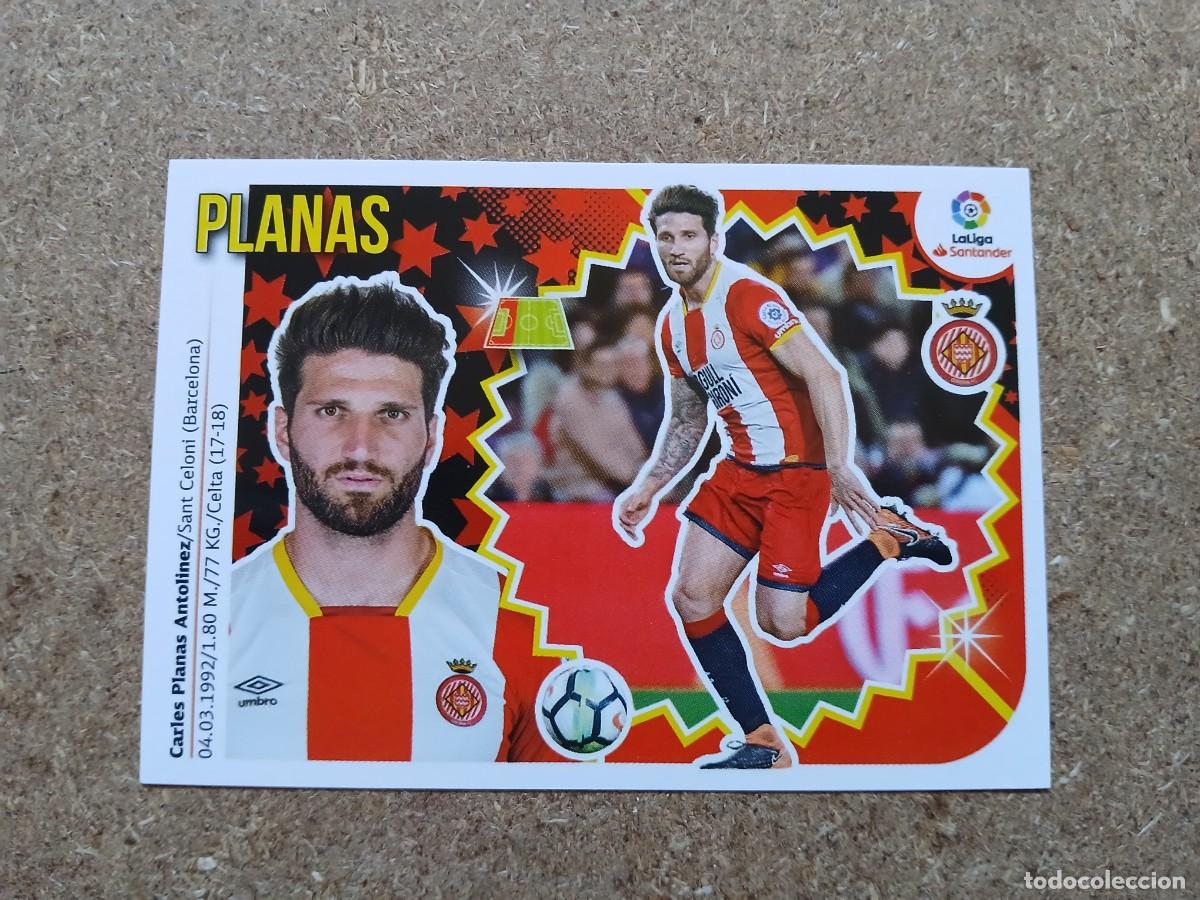 Fu&szlig;ball-Sticker: PLANAS - GIRONA FC N&ordm; 8 B LIGA ESTE 2018 2019 - 18 19