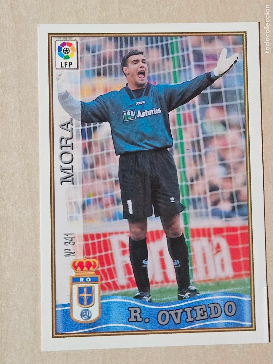 Cromos de F&uacute;tbol: N&ordm; 341 MORA - MUNDICROMO - FICHAS DE LA LIGA 97 98 - REAL OVIEDO