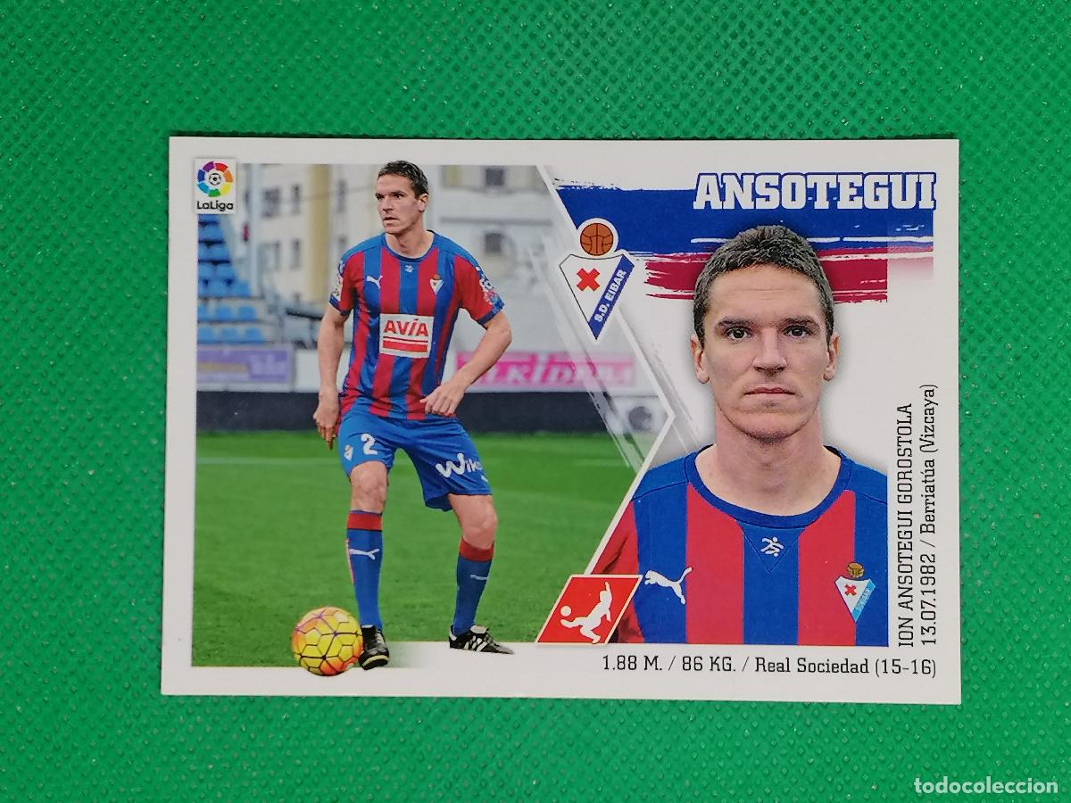 Cromos de F&uacute;tbol: 9 ANSOTEGUI MERCADO INVIERNO ⚽ PANINI LIGA ESTE 15 16 2015 2016 ⚽