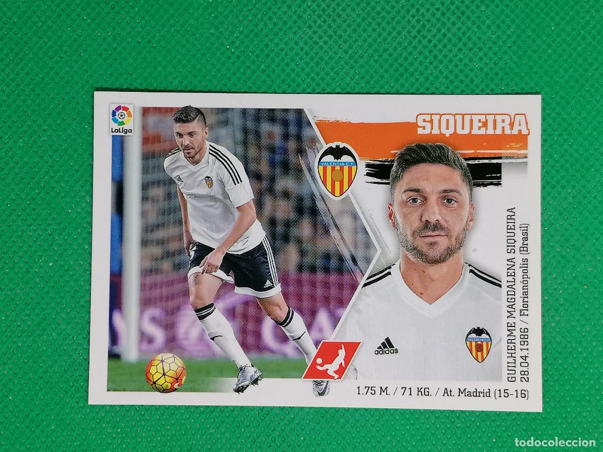 Cromos de Futebol: 37 SIQUEIRA VALENCIA MERCADO INVIERNO ⚽ PANINI LIGA ESTE 15 16 2015 2016 ⚽
