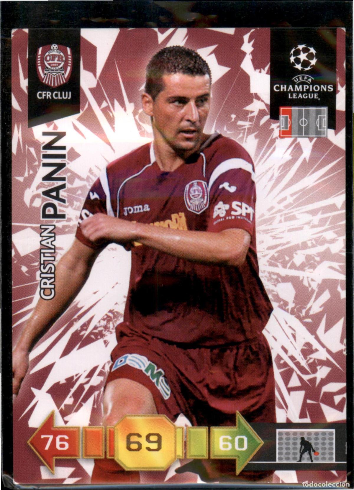 Cromos de Futebol: Panin N&ordm; 87 CFR 1907 Cluj UEFA Champions League Adrenalyn XL 2010 2011 Panini 10 11