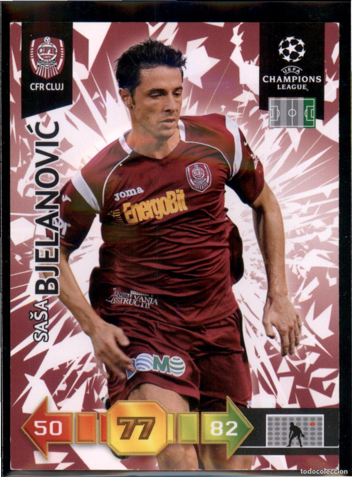 Cromos de Futebol: Bjelanovic N&ordm; 91 CFR 1907 Cluj UEFA Champions League Adrenalyn XL 2010 2011 Panini 10 11