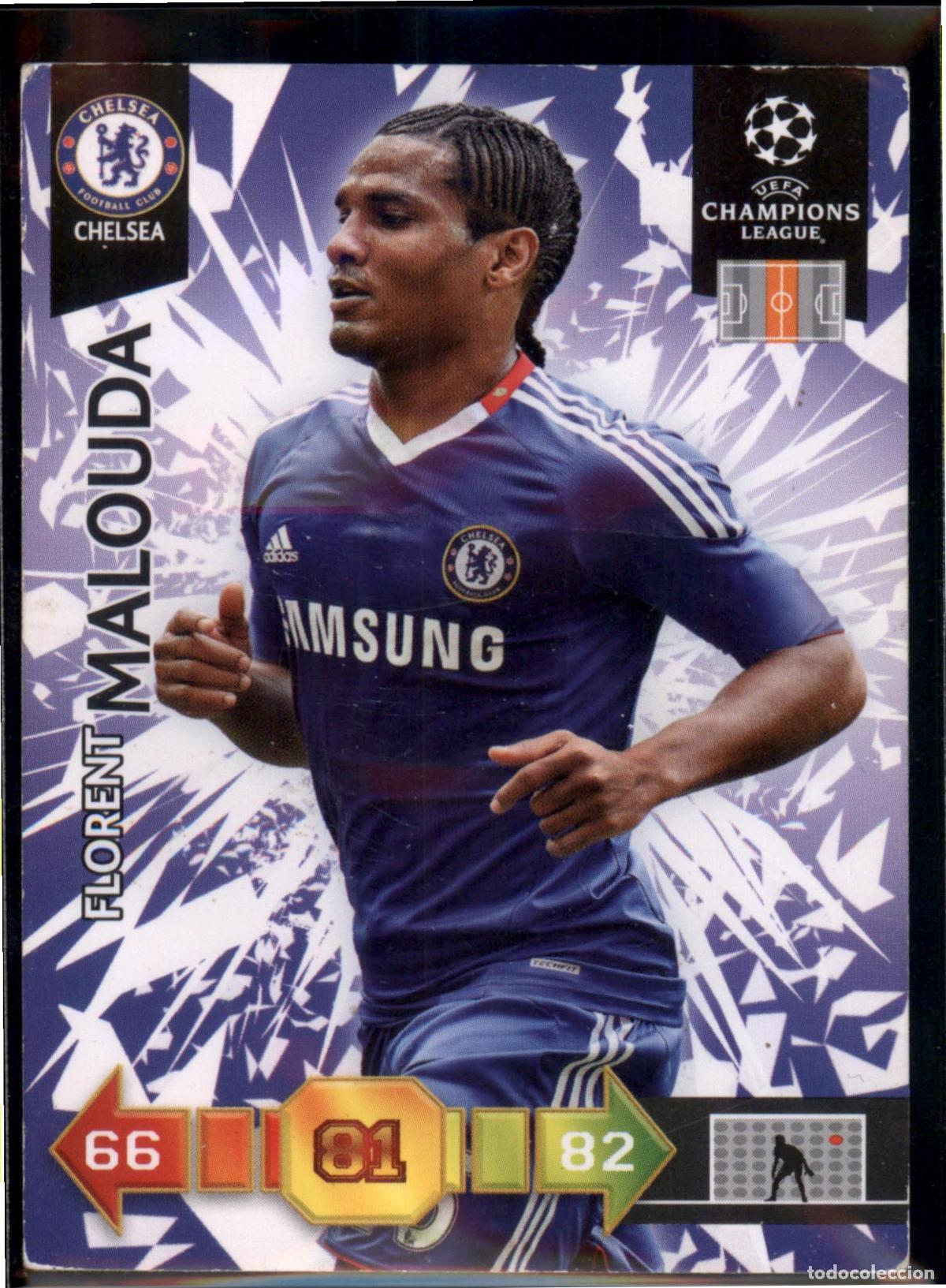 Cromos de F&uacute;tbol: Malouda N&ordm; 101 Chelsea FC UEFA Champions League Adrenalyn XL 2010 2011 Panini 10 11