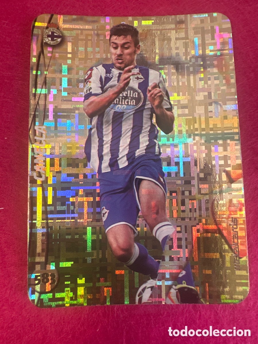 Cromos de F&uacute;tbol: 583 CANELLA (DEPORTIVO ) TOP VERSI&Oacute;N TETRIS MUNDICROMO 2015 14 15 METALCARD