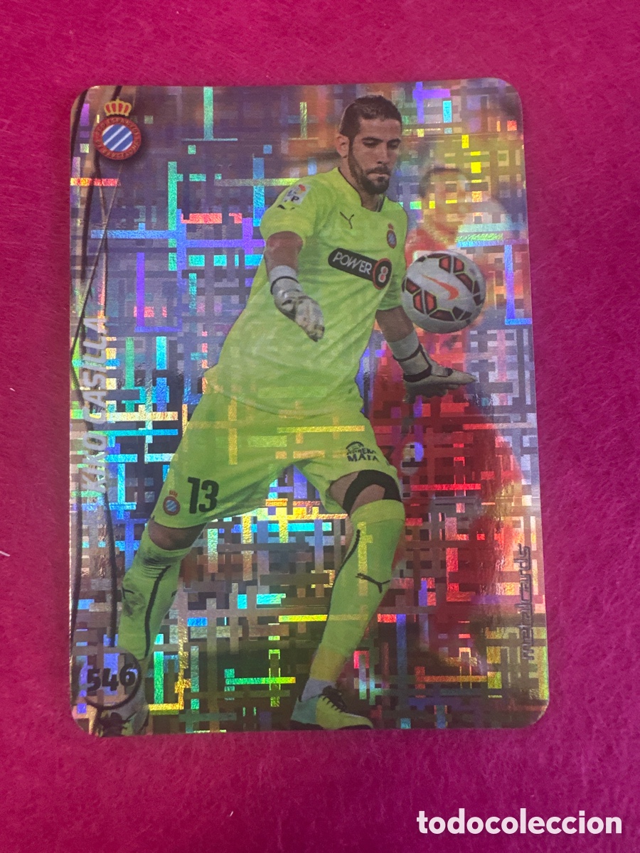 Cartes &agrave; collectionner de Football: 546 KIKO CASILLA (ESPANYOL) TOP VERSI&Oacute;N TETRIS MUNDICROMO 2015 14 15 METALCARD