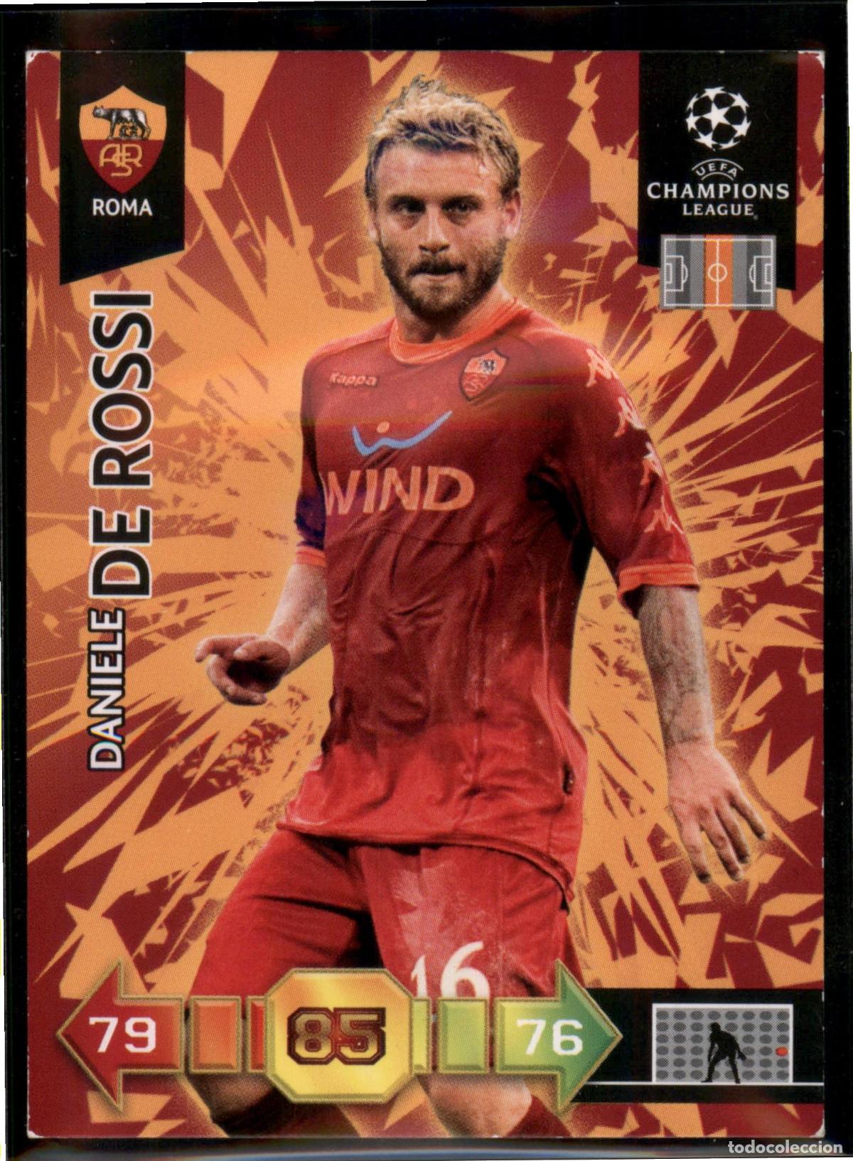 Cromos de F&uacute;tbol: De Rossi N&ordm; 259 AS Roma UEFA Champions League Adrenalyn XL 2010 2011 Panini 10 11