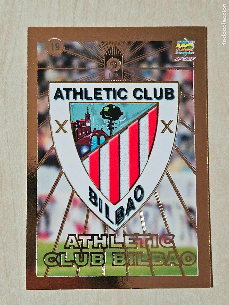 Cartes &agrave; collectionner de Football: N&ordm; 19 ESCUDO - MUNDICROMO - FICHAS DE LA LIGA 98 99 - ATHLETIC DE BILBAO