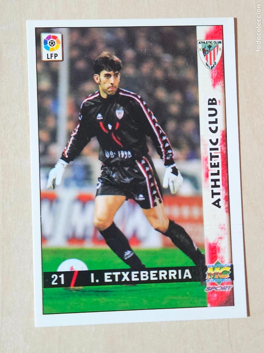 Cromos de F&uacute;tbol: N&ordm; 21 IMANOL ETXEBERRIA - MUNDICROMO - FICHAS DE LA LIGA 98 99 - ATHLETIC DE BILBAO