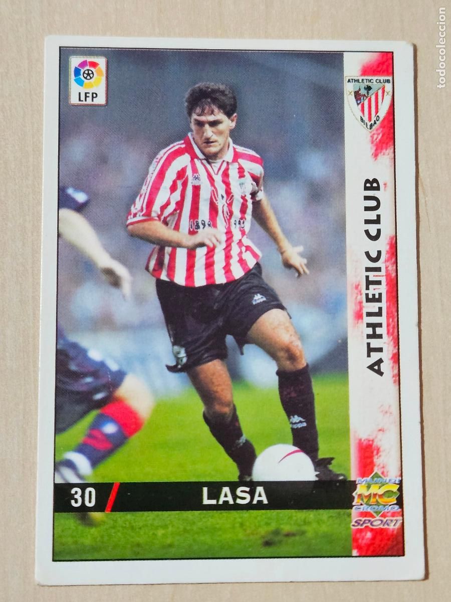 Cromos de F&uacute;tbol: N&ordm; 30 LASA - MUNDICROMO - FICHAS DE LA LIGA 98 99 - ATHLETIC DE BILBAO
