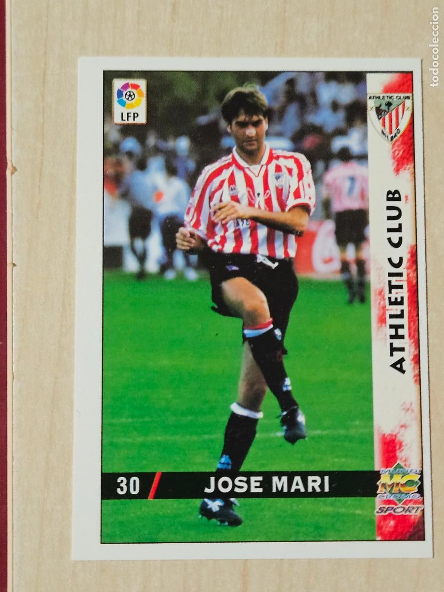 Cromos de F&uacute;tbol: N&ordm; 30 JOSE MARI - MUNDICROMO - FICHAS DE LA LIGA 98 99 - ATHLETIC DE BILBAO