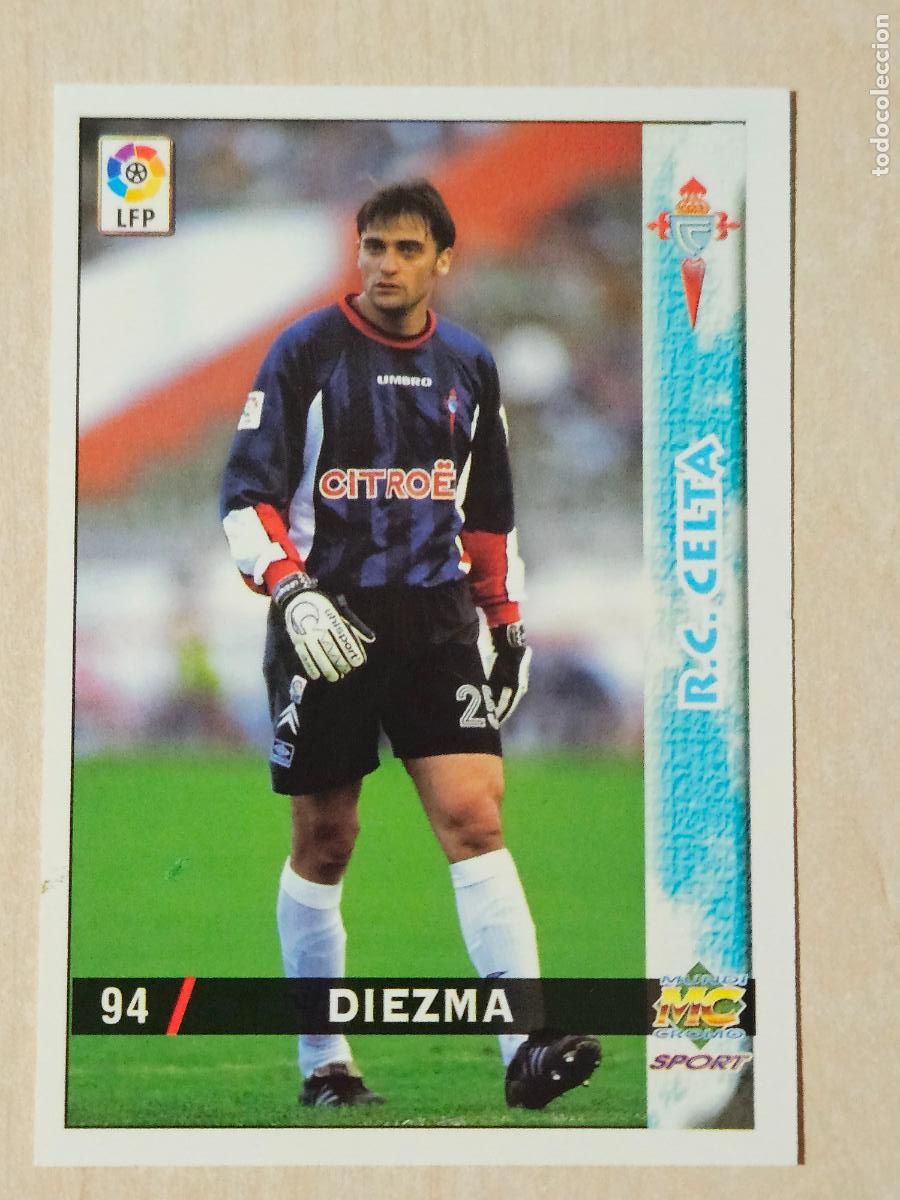Cromos de Futebol: N&ordm; 94 DIEZMA - MUNDICROMO - FICHAS DE LA LIGA 98 99 - REAL CELTA