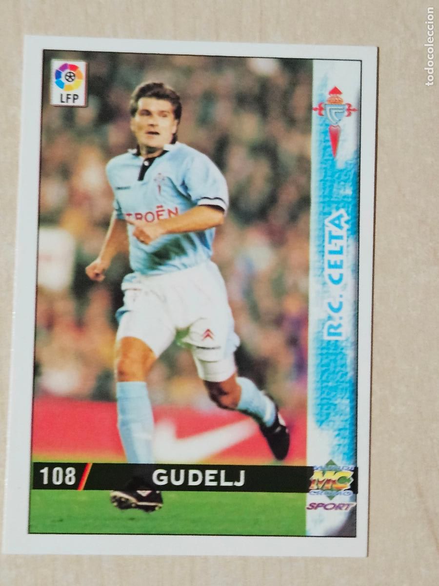 Cromos de F&uacute;tbol: N&ordm; 108 GUDELJ - MUNDICROMO - FICHAS DE LA LIGA 98 99 - REAL CELTA