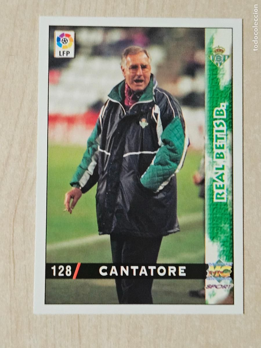 Cromos de F&uacute;tbol: N&ordm; 128 CANTATORE - MUNDICROMO - FICHAS DE LA LIGA 98 99 - REAL BETIS