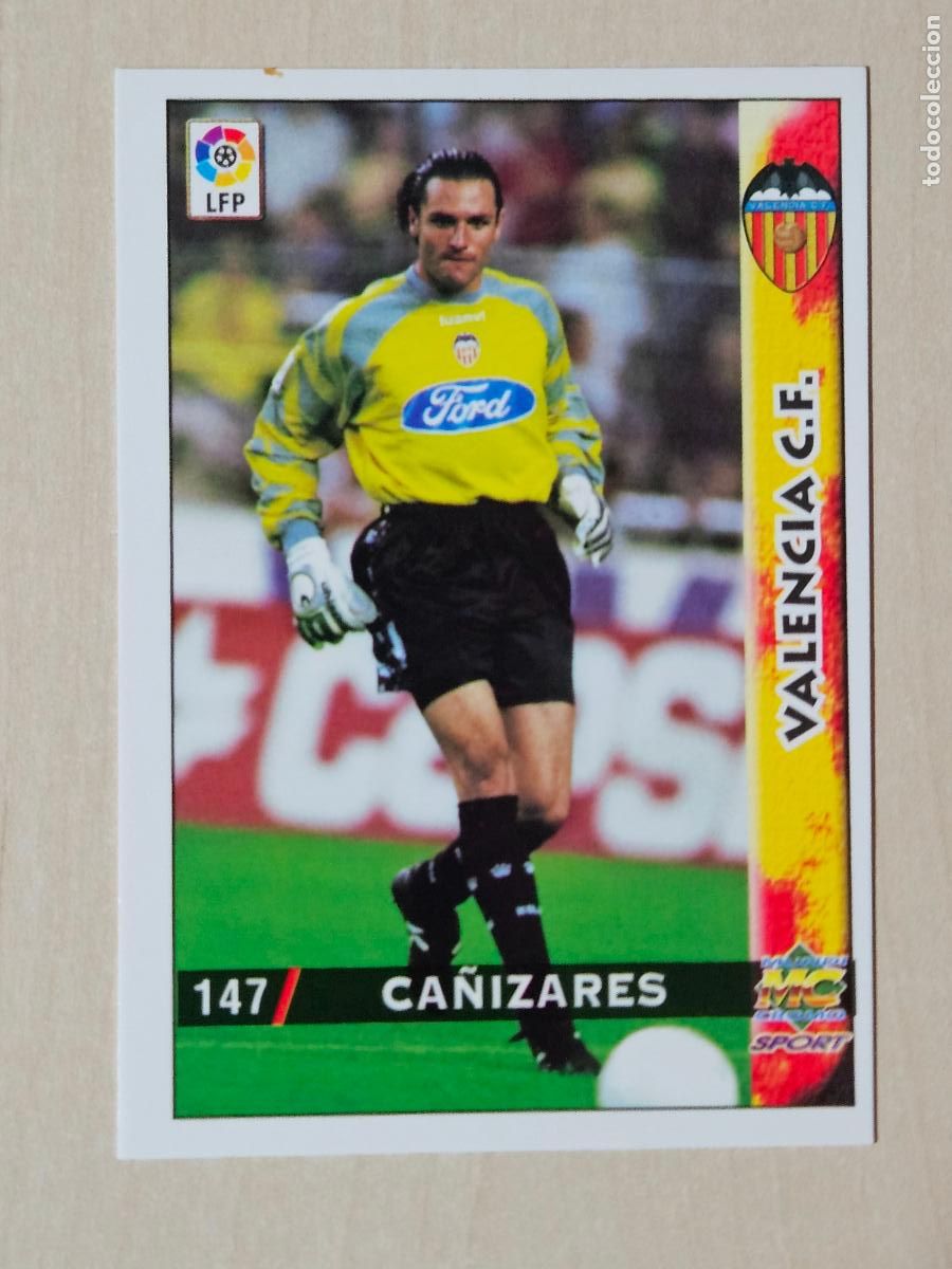Cromos de F&uacute;tbol: N&ordm; 147 CA&Ntilde;IZARES - MUNDICROMO - FICHAS DE LA LIGA 98 99 - VALENCIA