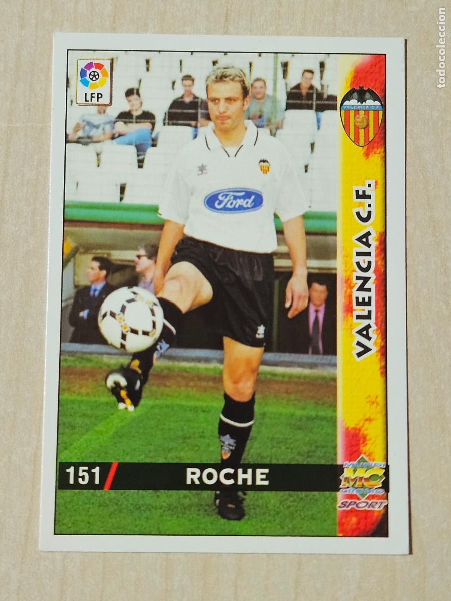 Cromos de F&uacute;tbol: N&ordm; 151 ROCHE - MUNDICROMO - FICHAS DE LA LIGA 98 99 - VALENCIA