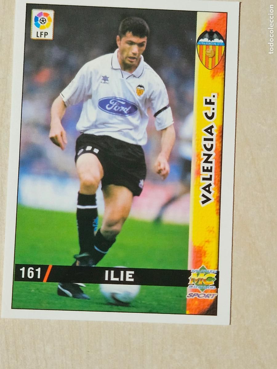 Cromos de F&uacute;tbol: N&ordm; 161 ILIE - MUNDICROMO - FICHAS DE LA LIGA 98 99 - VALENCIA