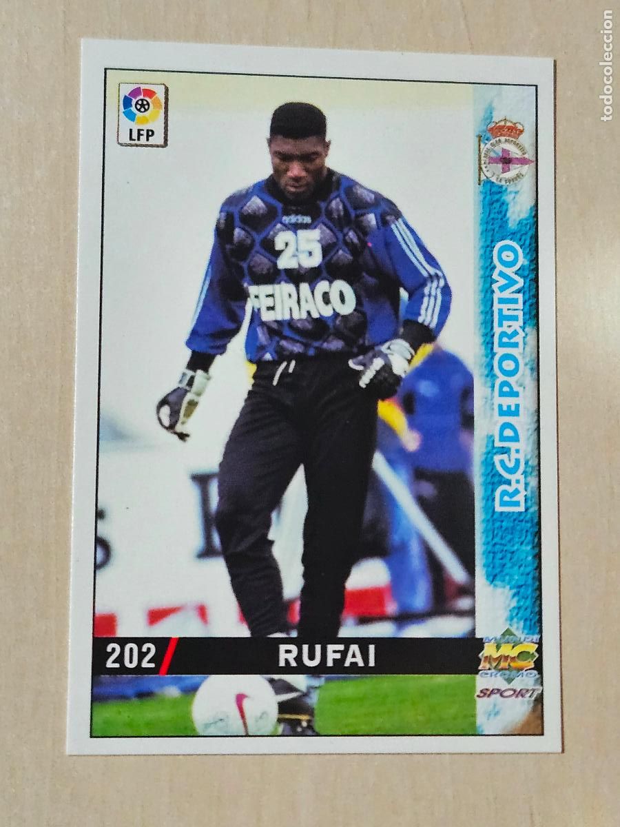 Cromos de F&uacute;tbol: N&ordm; 202 RUFAI - MUNDICROMO - FICHAS DE LA LIGA 98 99 - DEPORTIVO DE LA CORU&Ntilde;A