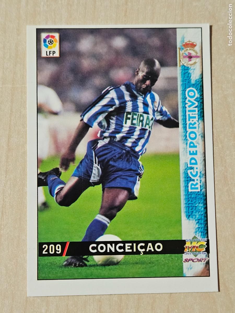 Cromos de F&uacute;tbol: N&ordm; 209 CONCEICAO - MUNDICROMO - FICHAS DE LA LIGA 98 99 - DEPORTIVO DE LA CORU&Ntilde;A