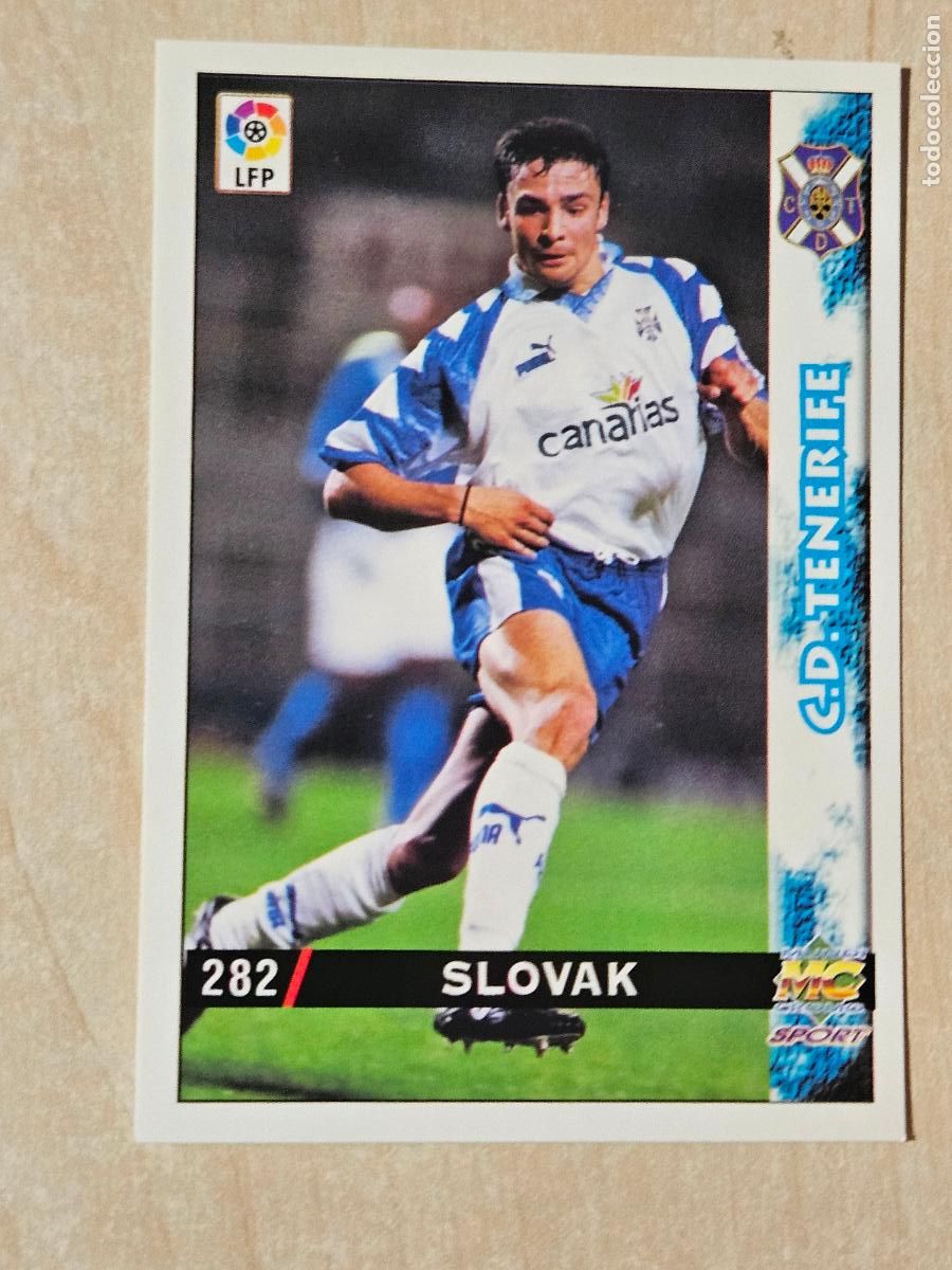 Football Stickers: N&ordm; 282 SLOVAK - MUNDICROMO - FICHAS DE LA LIGA 98 99 - TENERIFE