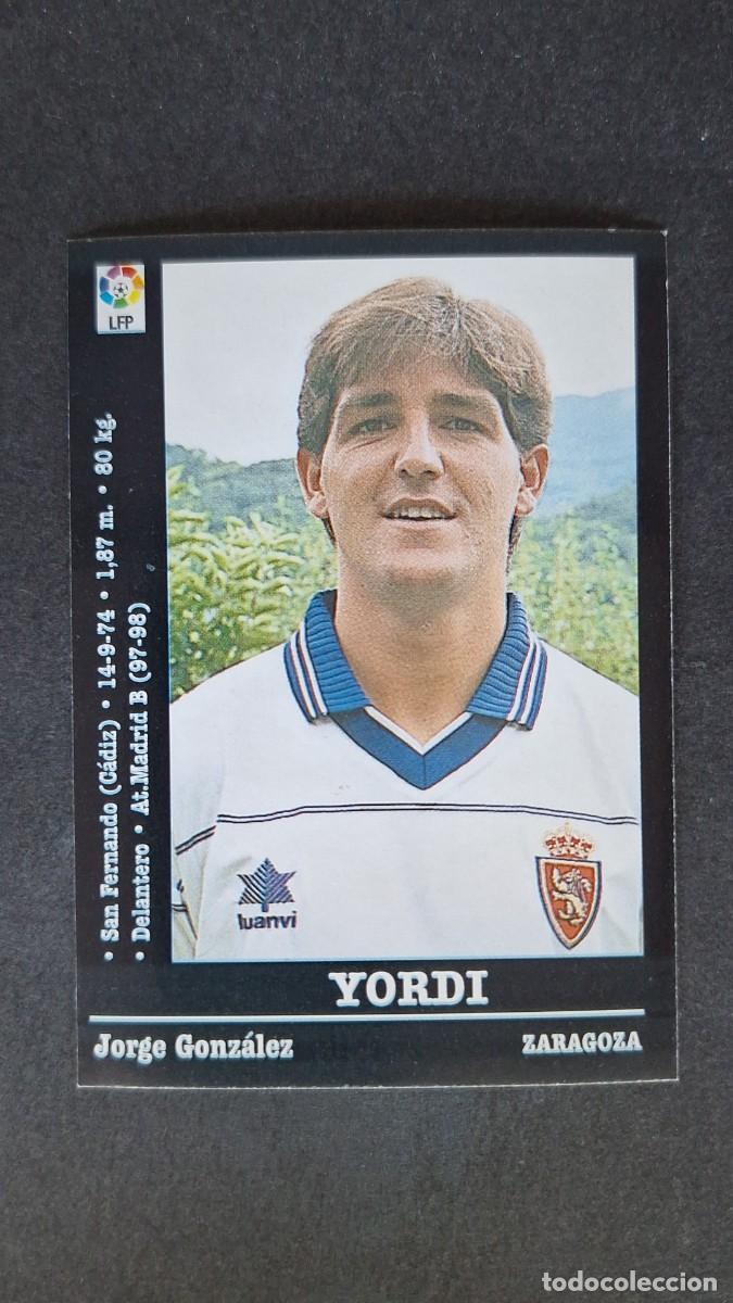 Cromos de F&uacute;tbol: L2 YORDI REAL ZARAGOZA 67 PANINI LIGA 2000 - 2001 00 01 NUNCA PEGADO SIN PEGAR