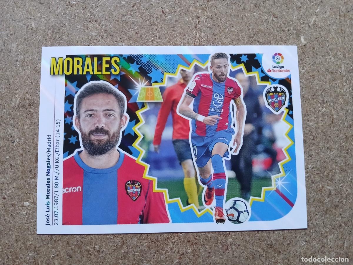 Fu&szlig;ball-Sticker: MORALES - LEVANTE UD N&ordm; 13 LIGA ESTE 2018 2019 - 18 19