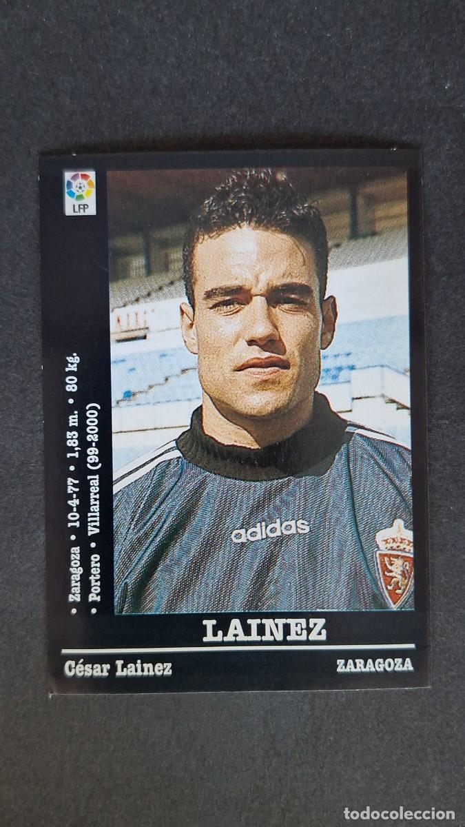 Cromos de F&uacute;tbol: L2 LAINEZ REAL ZARAGOZA 68 PANINI LIGA 2000 - 2001 00 01 NUNCA PEGADO SIN PEGAR