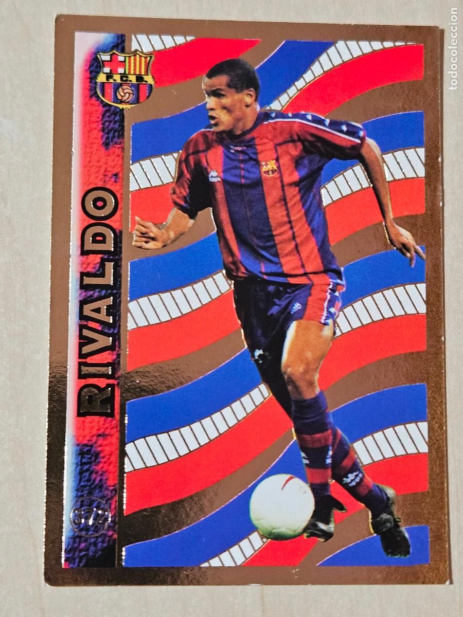Cartes &agrave; collectionner de Football: N&ordm; 372 RIVALDO - MUNDICROMO - FICHAS DE LA LIGA 98 99 - MEJORES 97 98