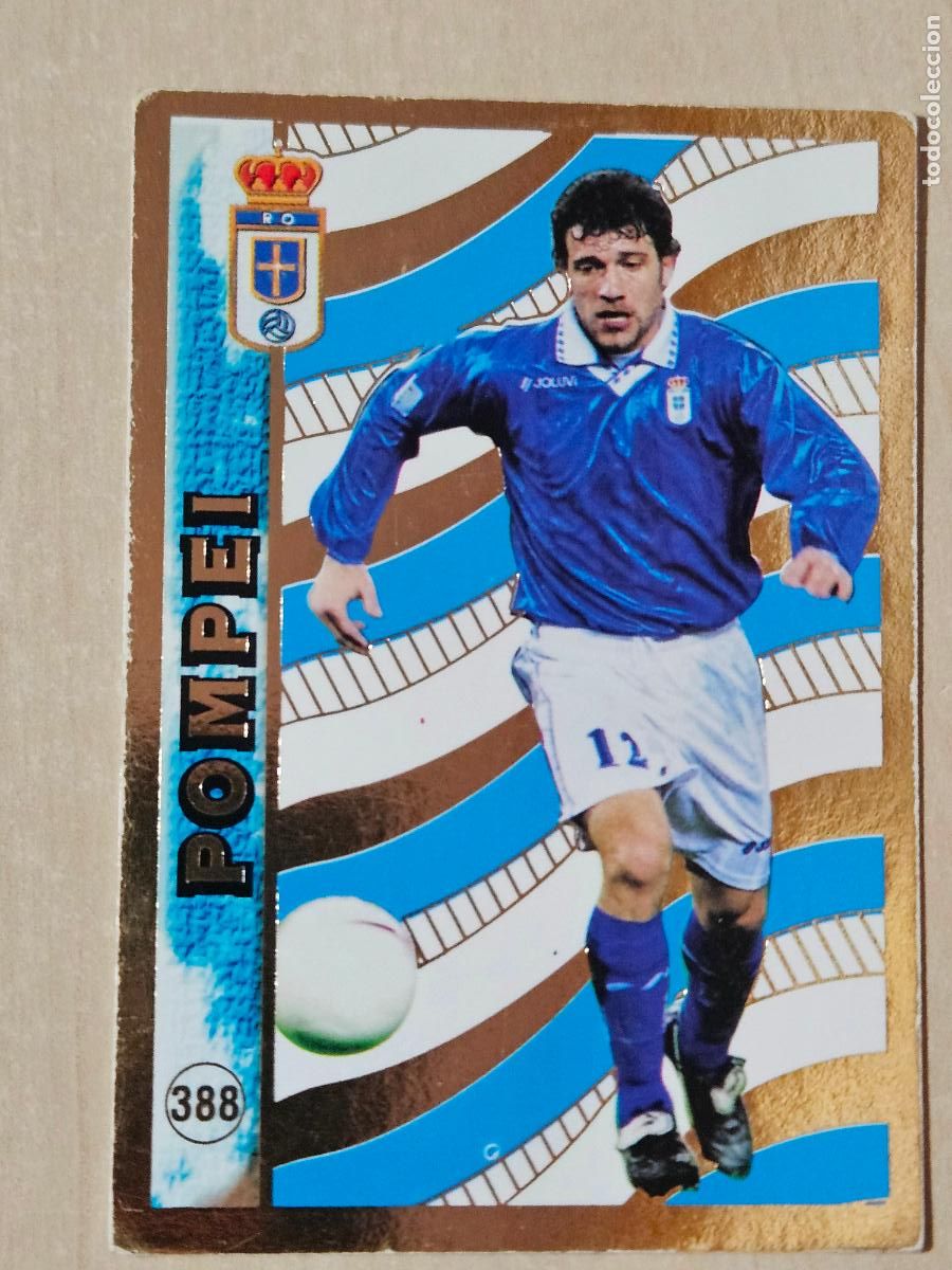 Cartes &agrave; collectionner de Football: N&ordm; 388 POMPEI - MUNDICROMO - FICHAS DE LA LIGA 98 99 - MEJORES 97 98