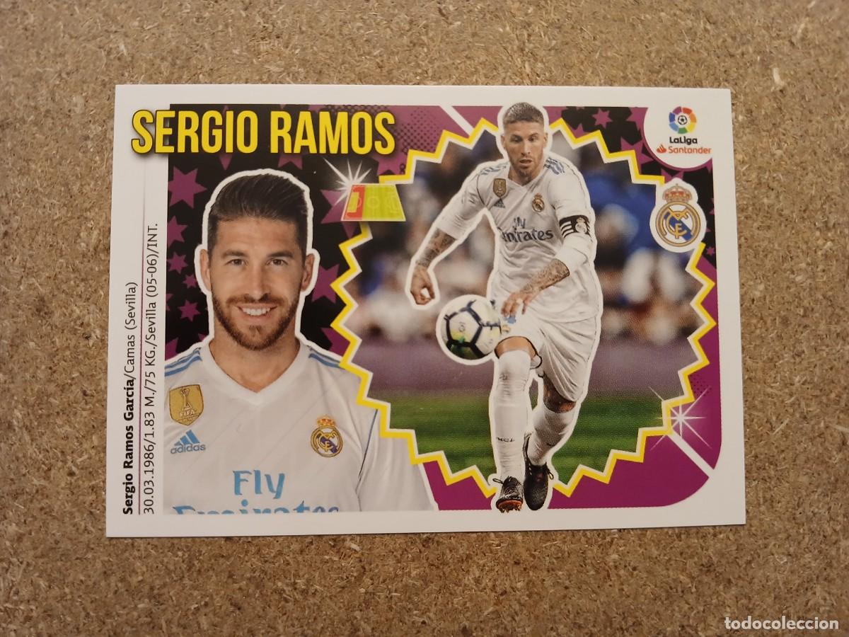 Cromos de F&uacute;tbol: SERGIO RAMOS - REAL MADRID N&ordm; 4 LIGA ESTE 2018 2019 - 18 19