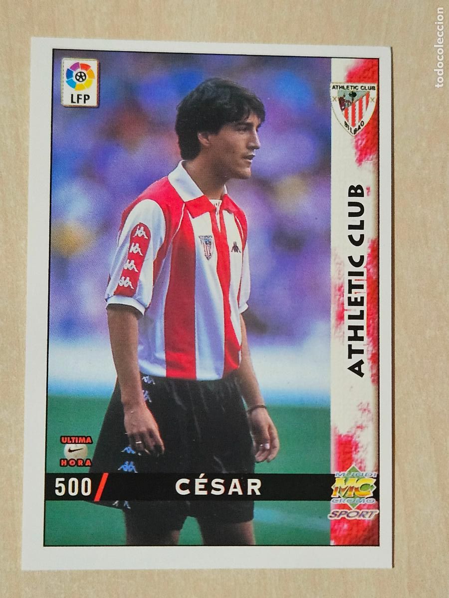Cromos de F&uacute;tbol: N&ordm; 500 CESAR - MUNDICROMO - FICHAS DE LA LIGA 98 99 - ULTIMA HORA III