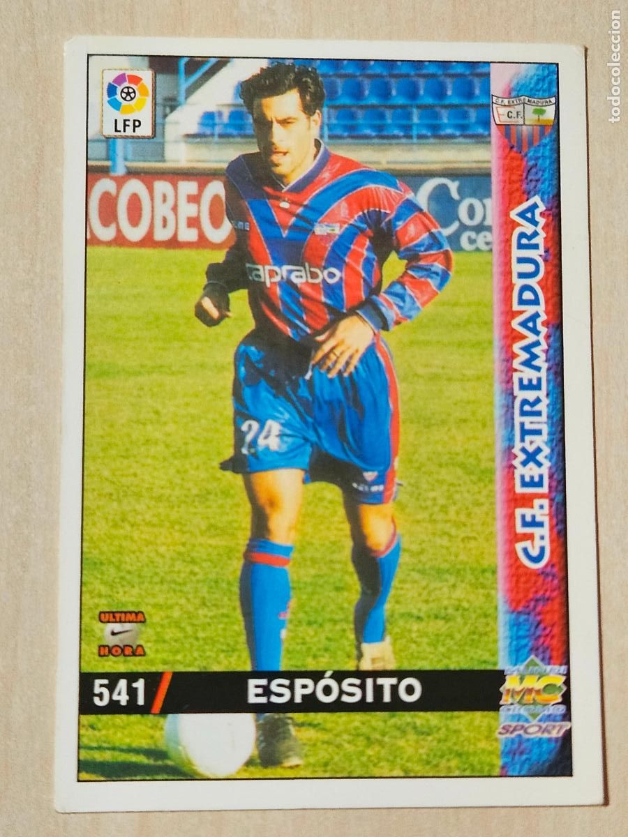 Cromos de F&uacute;tbol: N&ordm; 541 ESPOSITO - MUNDICROMO - FICHAS DE LA LIGA 98 99 - ULTIMA HORA III