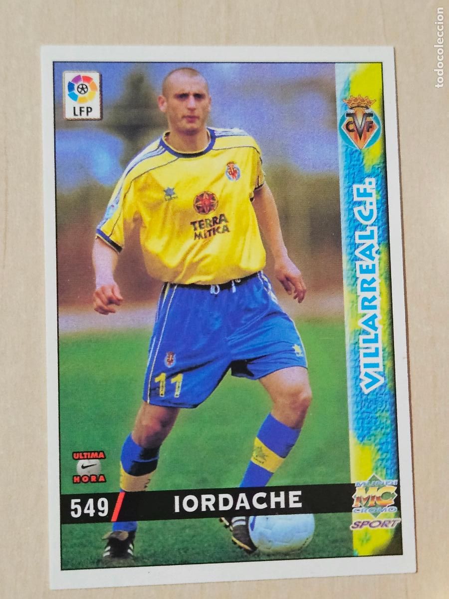 Cromos de F&uacute;tbol: N&ordm; 549 IORDACHE - MUNDICROMO - FICHAS DE LA LIGA 98 99 - ULTIMA HORA III