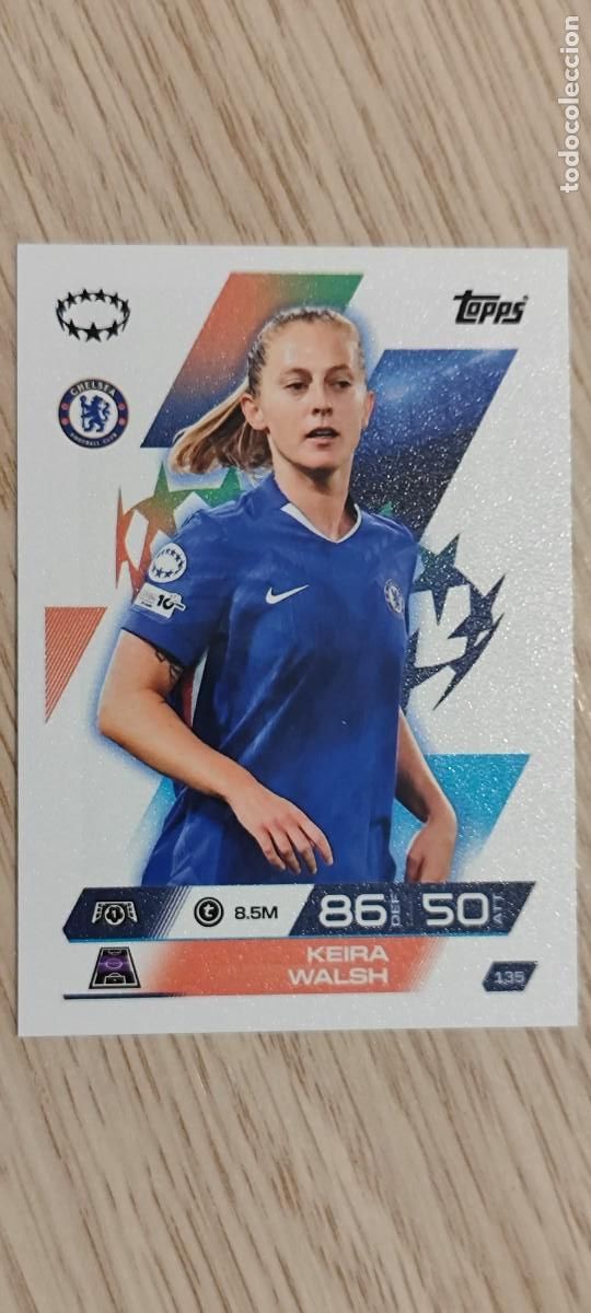 Cromos de F&uacute;tbol: MATCH ATTAX EXTRA 25/26 CARD BASIC KEIRA WALSH CHELSEA # 135 TOPPS WOMEN,S