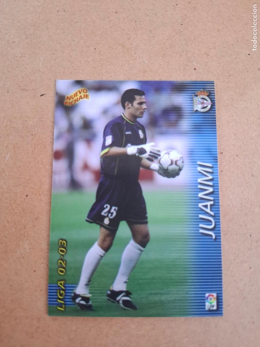Cromos de F&uacute;tbol: MEGAFICHAS 2002 2003 02 03 - PANINI - 418 JUANMI ( NUEVO FICHAJE ) - R.C. DEPORTIVO