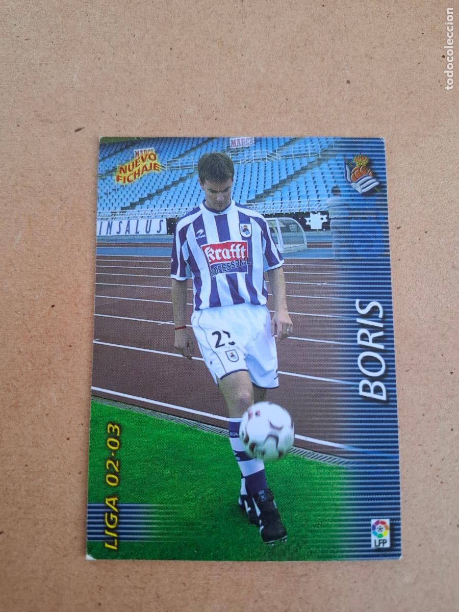 Cromos de F&uacute;tbol: MEGAFICHAS 2002 2003 02 03 - PANINI - 419 BORIS ( NUEVO FICHAJE ) - REAL SOCIEDAD
